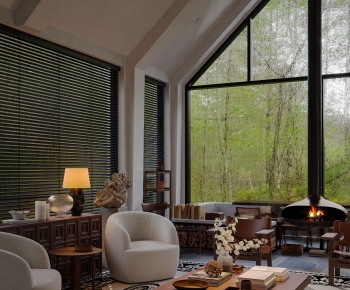 Modern A Living Room-ID:988512991