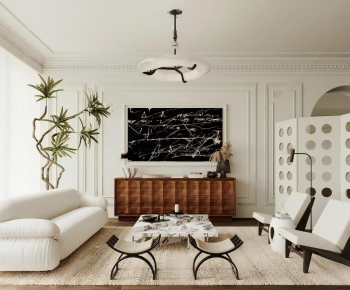 French Style A Living Room-ID:771198994