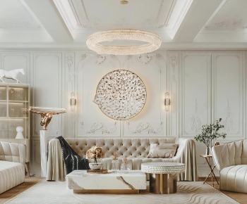 French Style A Living Room-ID:514102949