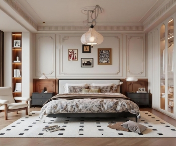 French Style Bedroom-ID:130438092