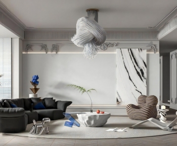 French Style A Living Room-ID:265169178