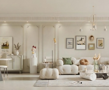 French Style A Living Room-ID:332679991