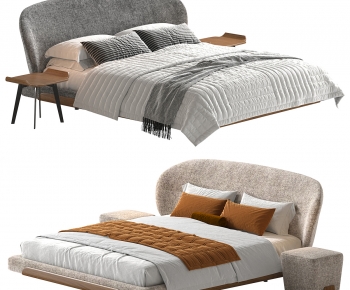 Modern Double Bed-ID:694087986