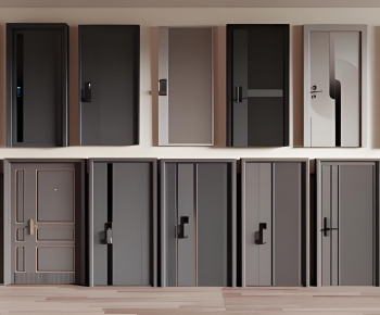 Modern Entrance Door-ID:917823087