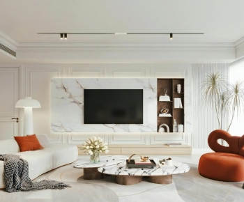 French Style A Living Room-ID:818573956