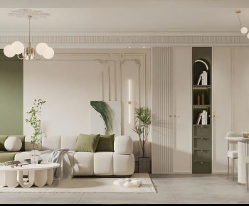 French Style A Living Room-ID:934847126