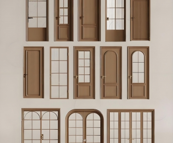 French Style Single Door-ID:426280988