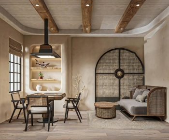 Wabi-sabi Style Chess And Card Room-ID:913090941