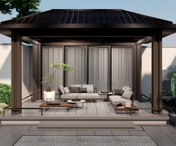 New Chinese Style Courtyard/landscape-ID:804975991