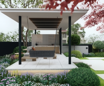 Modern Courtyard/landscape-ID:585133089