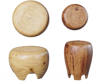 Wabi-sabi Style Stool-ID:556340932