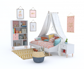 Modern Child's Bed-ID:280303963