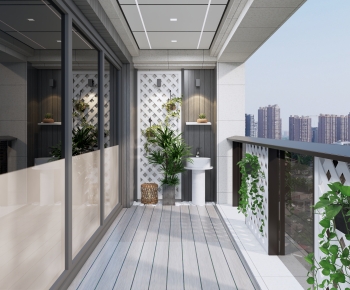 Modern Leisure Balcony-ID:907120946