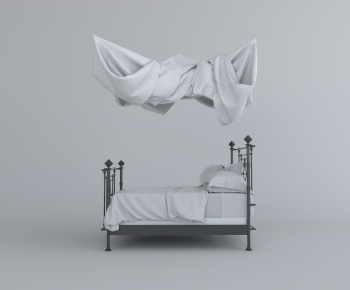 American Style Double Bed-ID:474760571