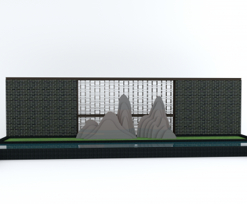 New Chinese Style Rockery Waterscape-ID:889791013