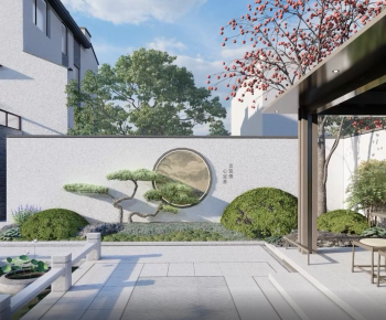 New Chinese Style Courtyard/landscape-ID:182850463