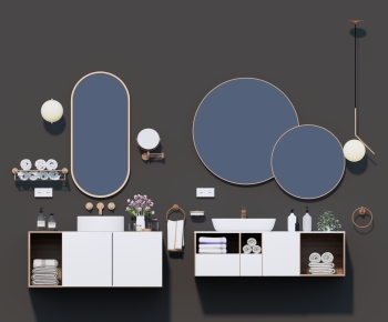 Modern Bathroom Cabinet-ID:701008087