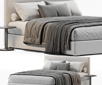 Modern Double Bed-ID:797821041