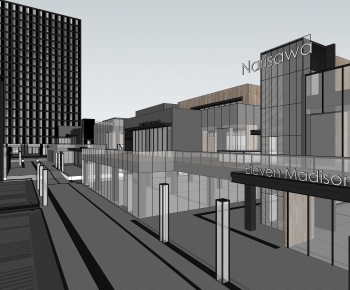 Modern Appearance Of Commercial Building-ID:973176009