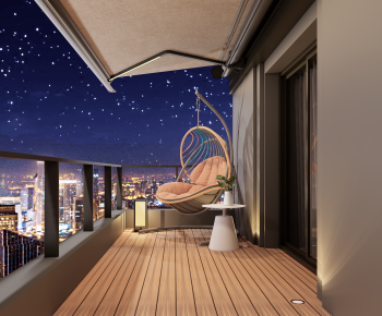 Modern Leisure Balcony-ID:801409961