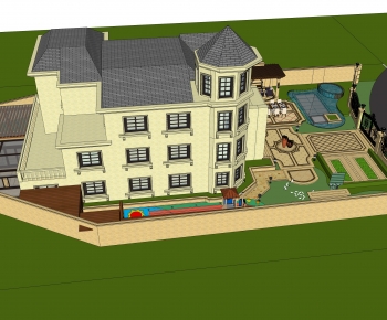 European Style Detached Villa-ID:585100752