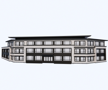 New Chinese Style Appearance Of Commercial Building-ID:700516942