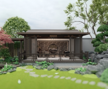 New Chinese Style Courtyard/landscape-ID:337404018