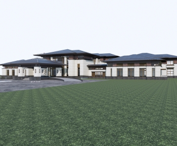 New Chinese Style Appearance Of Commercial Building-ID:843735939