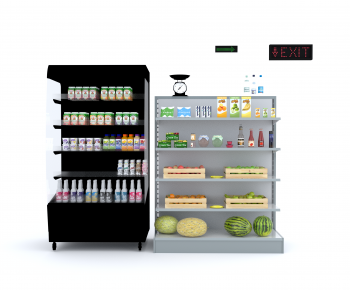 Modern Supermarket Shelf-ID:186194909