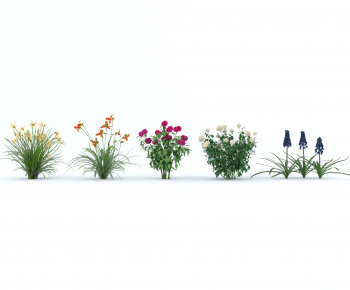 Modern Flowers And Grass-ID:408248905