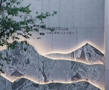 New Chinese Style Landscape Wall-ID:408442028