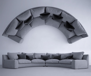 Modern Curved Sofa-ID:973344099
