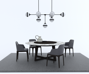 Modern Dining Table And Chairs-ID:583715929