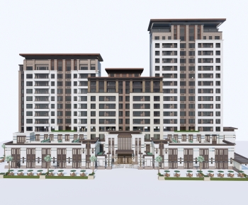 New Chinese Style Residential Building-ID:436161992