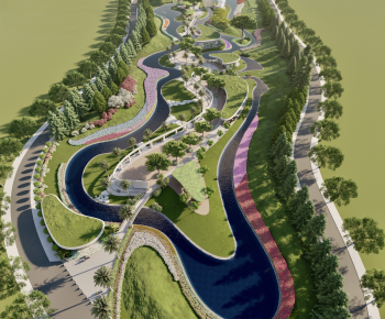 Modern Architectural Bird's-eye View Planning-ID:468749057