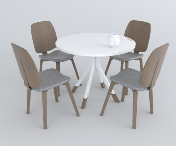 Modern Dining Table And Chairs-ID:261024955