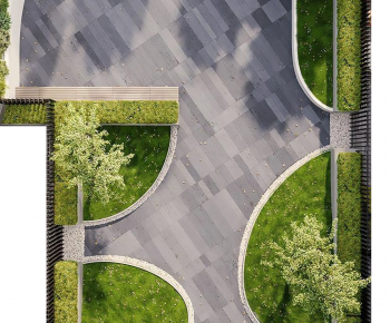 Modern Park Landscape-ID:587338928