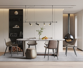 Modern Dining Room-ID:663690646