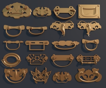 Chinese Style Door Handle-ID:665381918