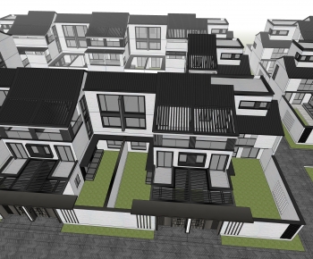 New Chinese Style Double Townhouse-ID:807189951