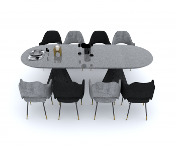 Modern Dining Table And Chairs-ID:295732986