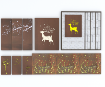 New Chinese Style Landscape Wall-ID:294528012