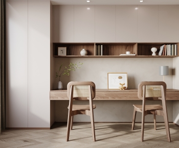 Modern Computer Desk And Chair-ID:769865996