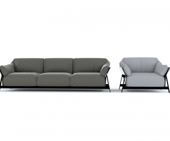 Modern Three-seat Sofa-ID:915057904
