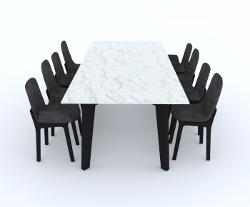 Modern Dining Table And Chairs-ID:618220096