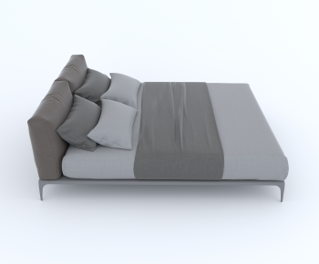 Modern Double Bed-ID:704370988