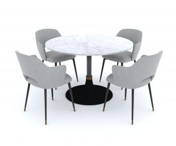 Modern Dining Table And Chairs-ID:534147025