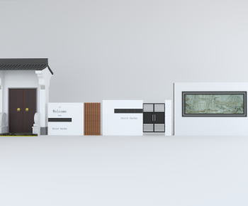 New Chinese Style Landscape Wall-ID:760958919