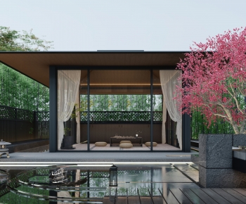 New Chinese Style Courtyard/landscape-ID:622441059