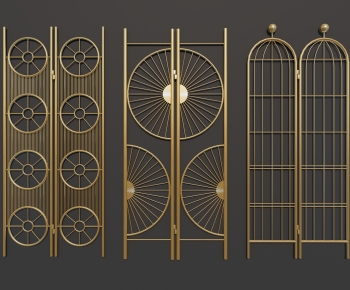 Modern Metal Screen Partition-ID:831249008